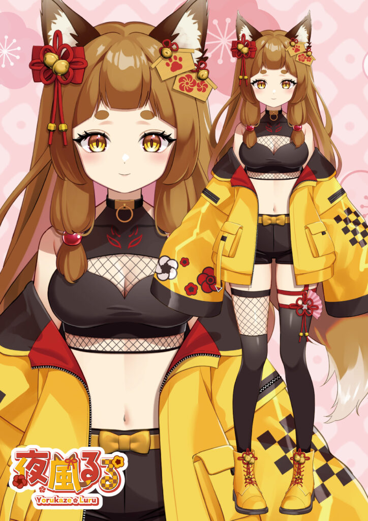 YorukazeLuru_Live2DModelArt